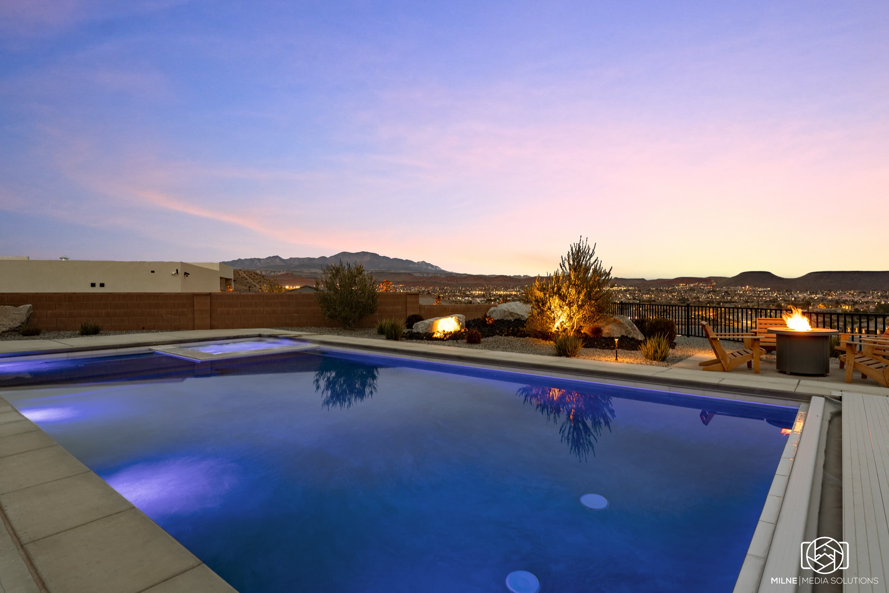 Modern Geometric Pool