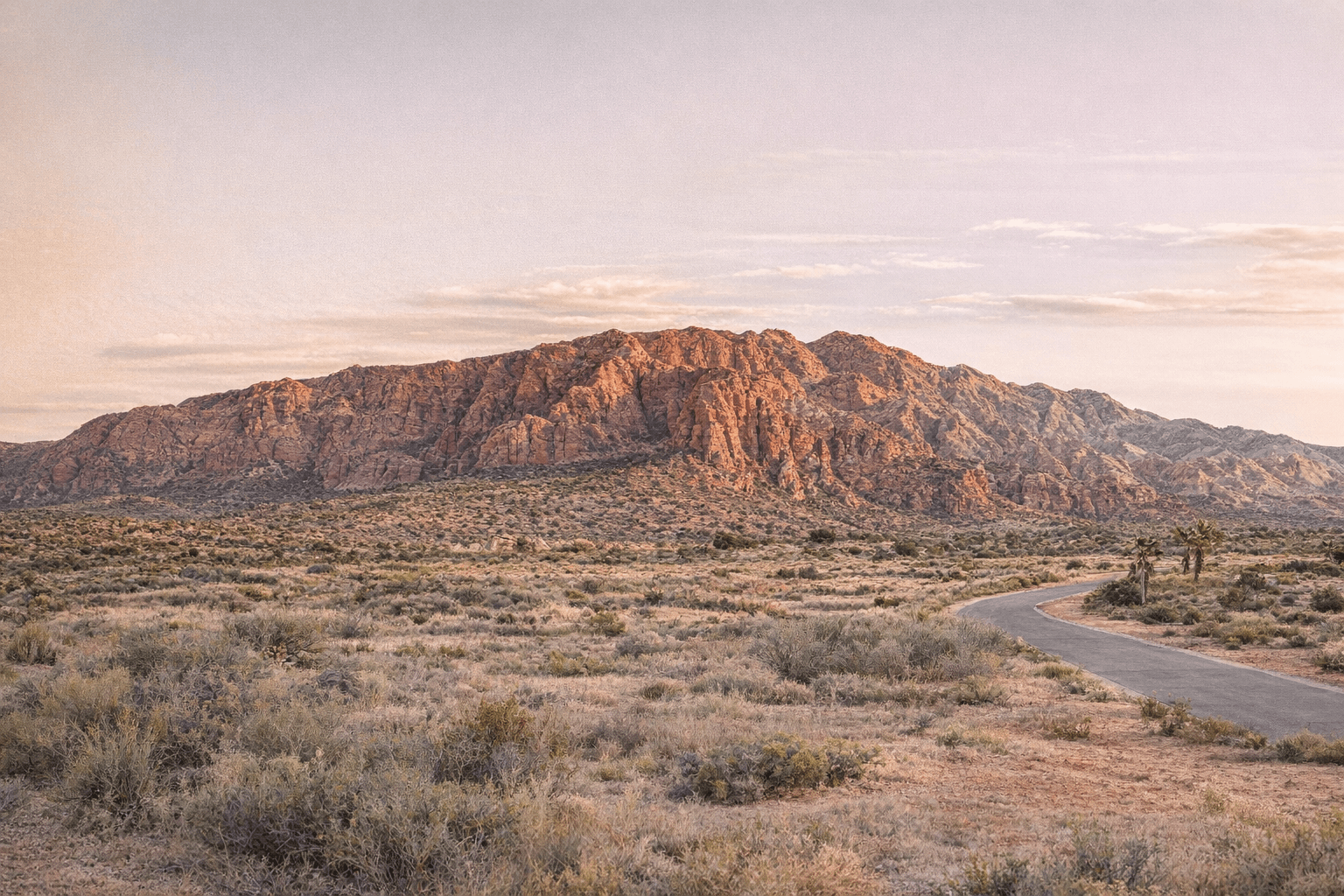 Red rock mountains near Snow Canyon State Park framing Aventura at Ivins