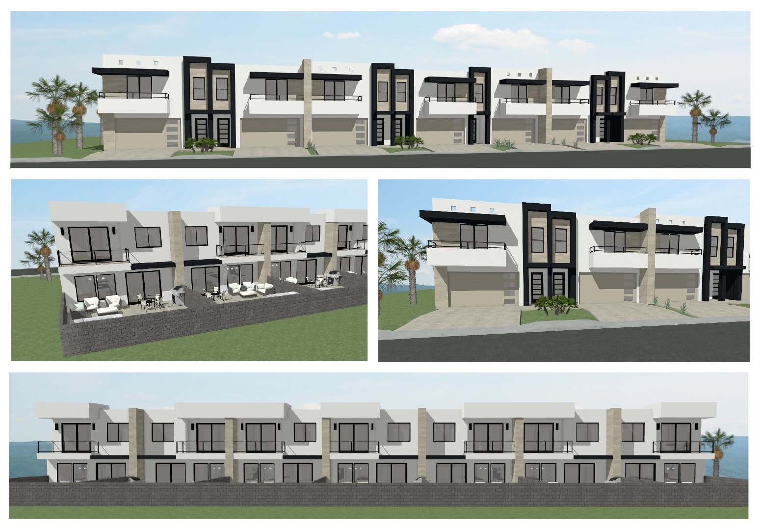 Solace Townhomes new construction community in Santa Clara, Utah by New Wave Construction