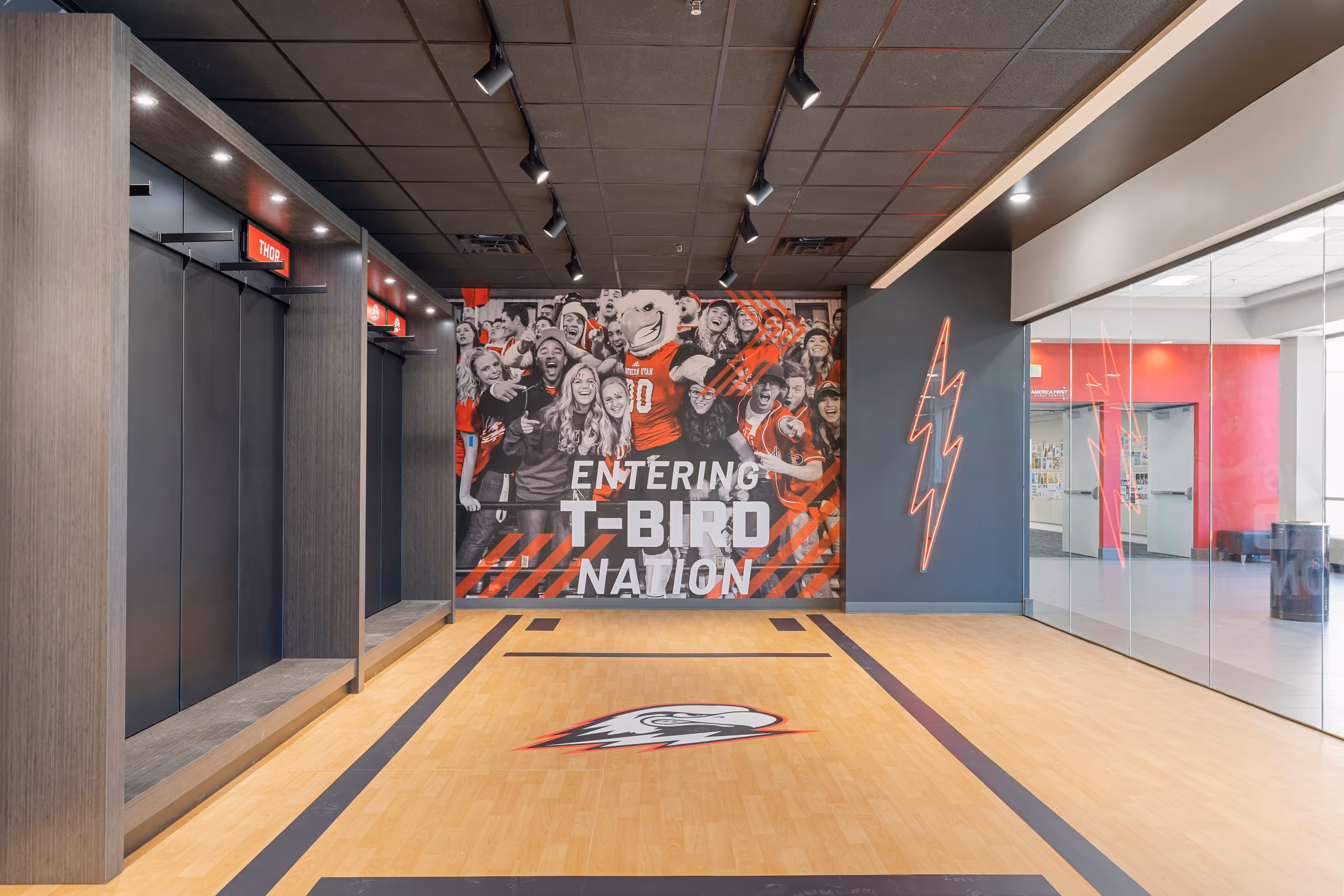 Southern Utah University Campus Store interior built by New Wave Construction in Cedar City, Utah